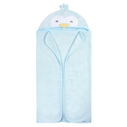 Gerber Baby 4 Piece Animal Character Hooded Towel and Washcloth Set, Brown Lion, One Size