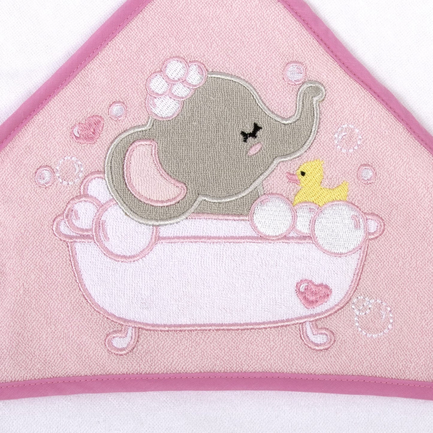 Baby Hooded Towel and Washcloth Set for Infants, Boys and Girls 6-12 Months (Mommy's Mermaid)