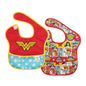 Bumkins Disney Bibs for Girl or Boy, SuperBib Baby and Toddler 6-24 Months, Essential Must Have for Eating, Feeding, Baby Led Weaning, Mess Saving Waterproof Soft Fabric, 3-pk Pooh Bear and Friends