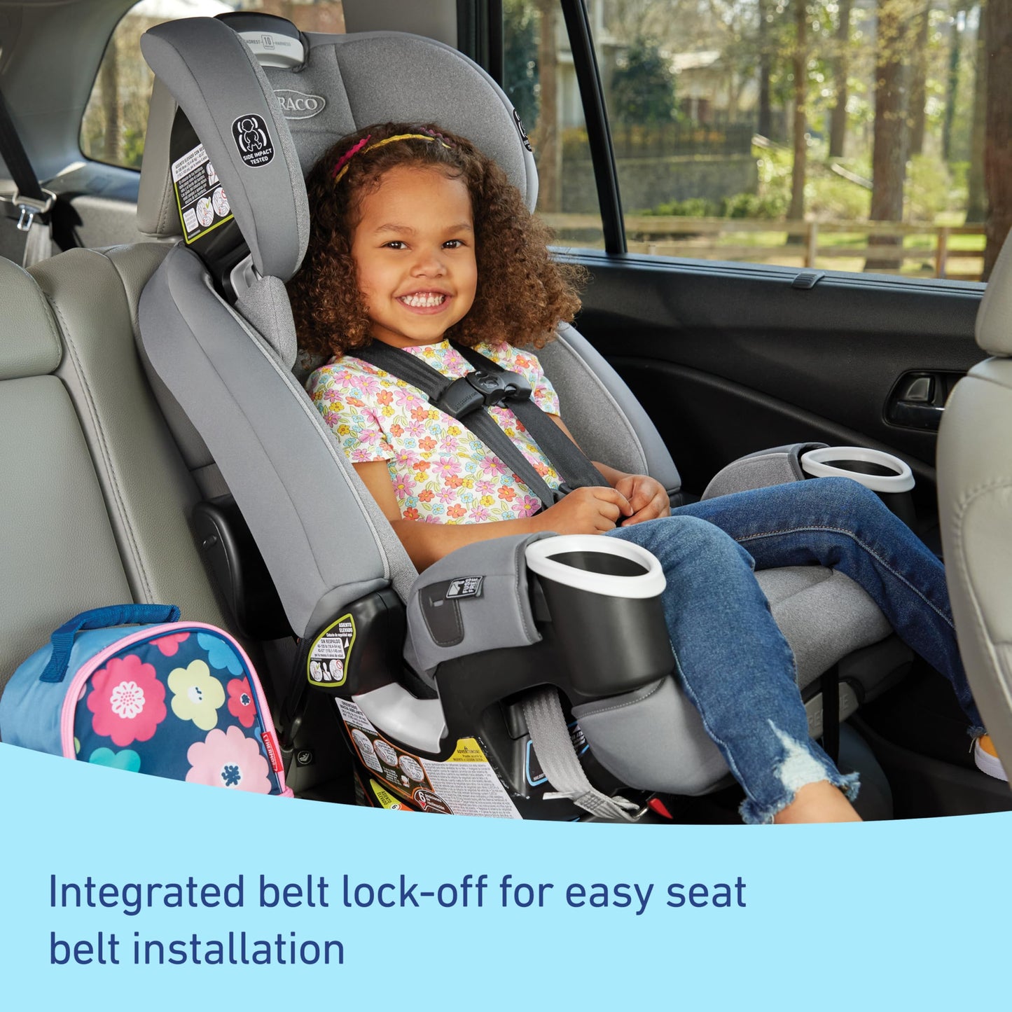 Graco 4Ever DLX 4-in-1 Car Seat, Maven | Infant to Toddler Car Seat, with 10 Years of Use | Rear-Facing, Forward-Facing and Booster Modes | Safe, Comfortable and Convenient