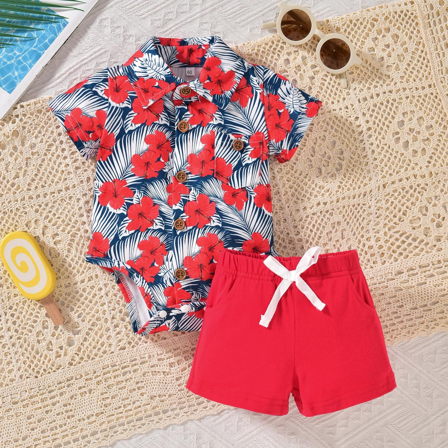 Baby Boy Hawaiian Outfit
