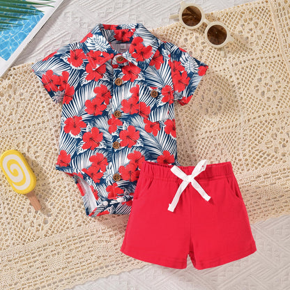 Baby Boy Hawaiian Outfit