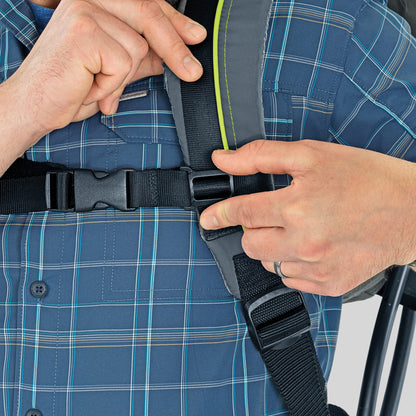 Chicco SmartSupport Aluminum Frame Backpack Carrier, Lightweight Baby Backpack Carrier | Solar/Grey - New Model
