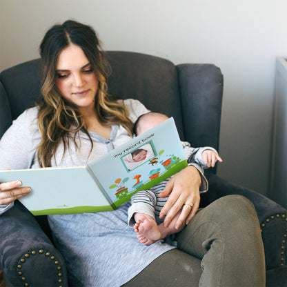Bird Photo Album, Memory Keepsake Babybook, Gender-Neutral Baby Accessory for New and Expecting Parents, Pink