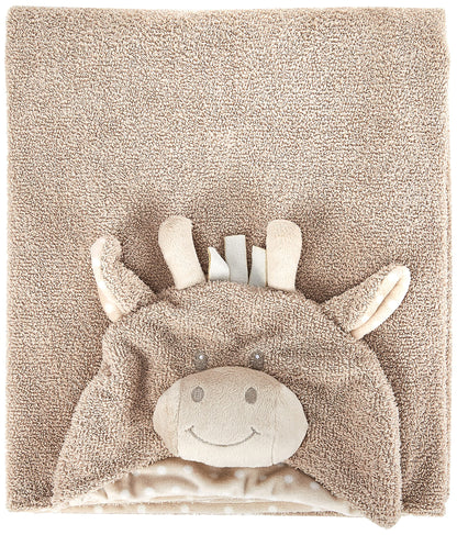 Stephan Baby Terry Plush Hooded Bath Towel, Frog, 0-24 Months