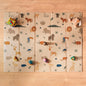 Nuby Reversible Baby Floor Mat - Foldable and Lightweight Baby Play Mat for Floor - Easy Storage and Travel - Stars and Sky