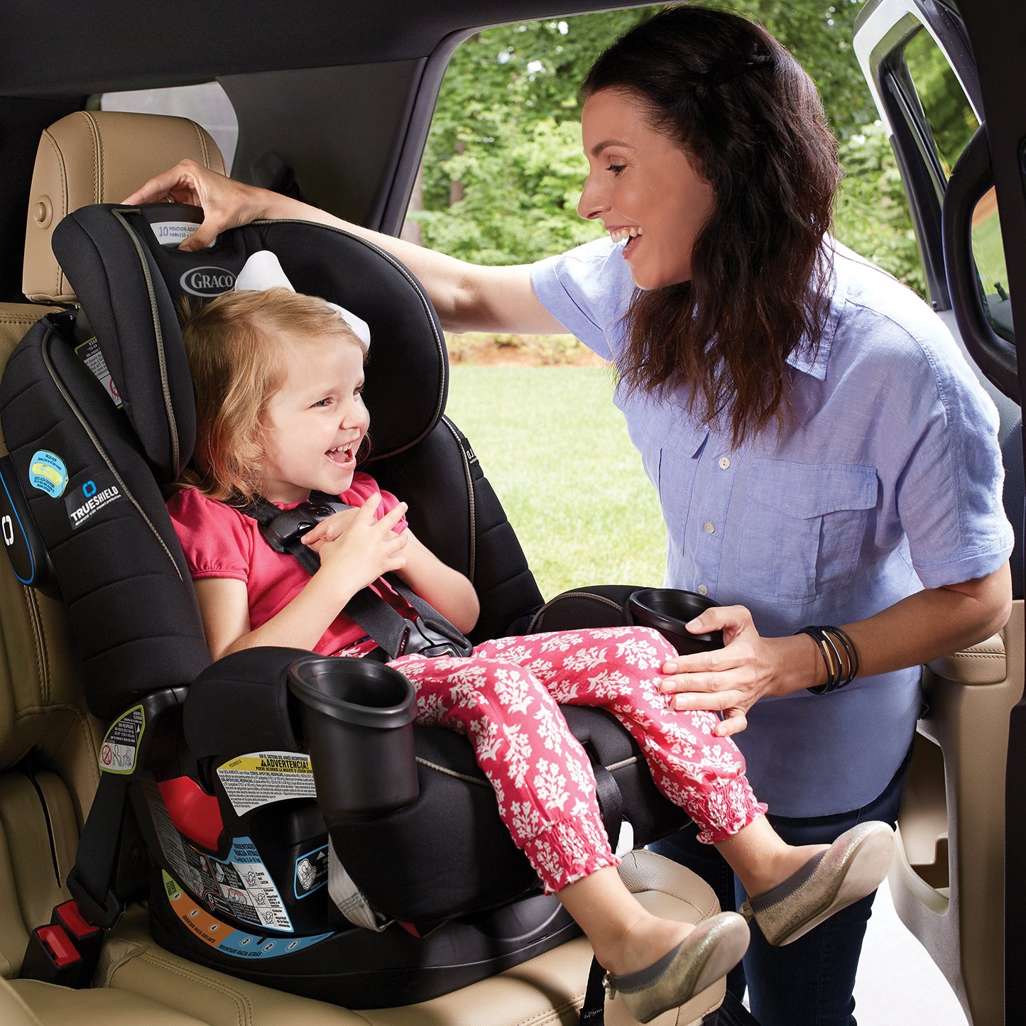 Graco 4Ever DLX 4-in-1 Car Seat, Maven | Infant to Toddler Car Seat, with 10 Years of Use | Rear-Facing, Forward-Facing and Booster Modes | Safe, Comfortable and Convenient